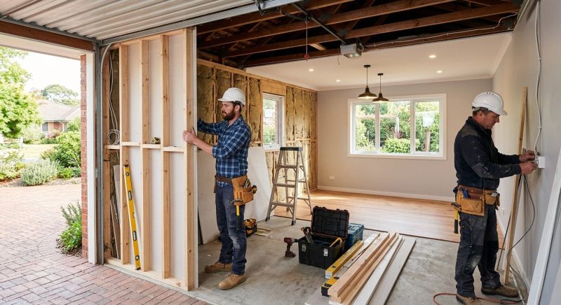 Garage Addition Construction in Conroe, TX