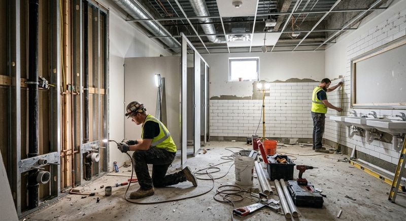 Industrial Bathroom Renovation in Boulder, CO
