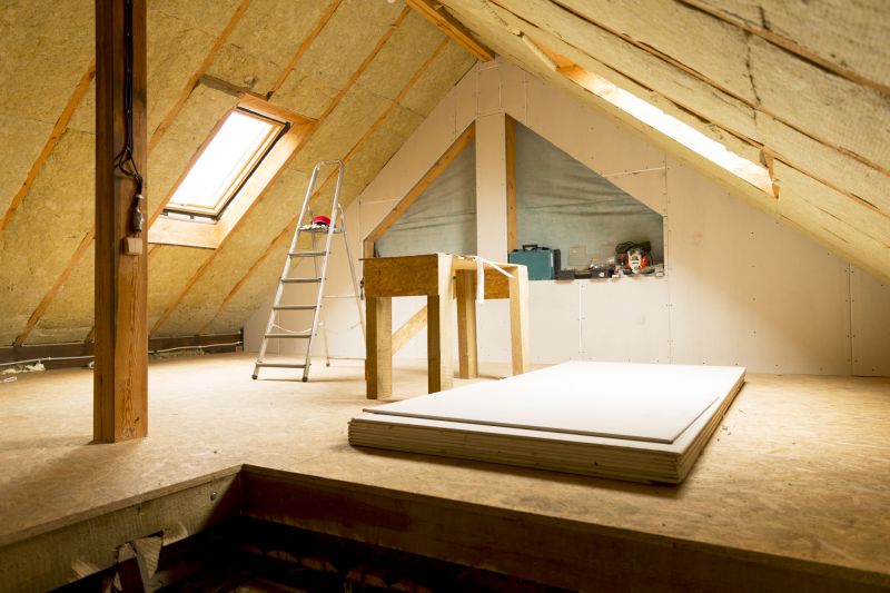 Attic with Proper Ventilation